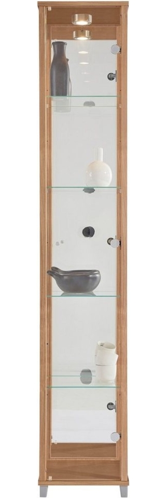 fif möbel Vitrine OPTIMA Standvitrine/Glasvitrine 1x Glastür,perfekt für Sammler,Sammlervitrine Bild 1