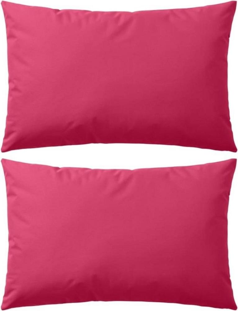 vidaXL Gartenkissen 2 Stk. 45 x 45 cm Rosa 132294 Bild 1