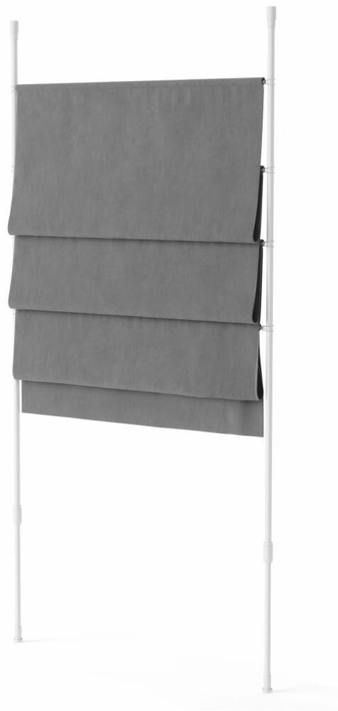 Umbra Raumteiler Anywhere mit Panel, Trennwand, Raumtrenner ohne Bohren, Polyester, Anthrazit, 1017322-149 Bild 1