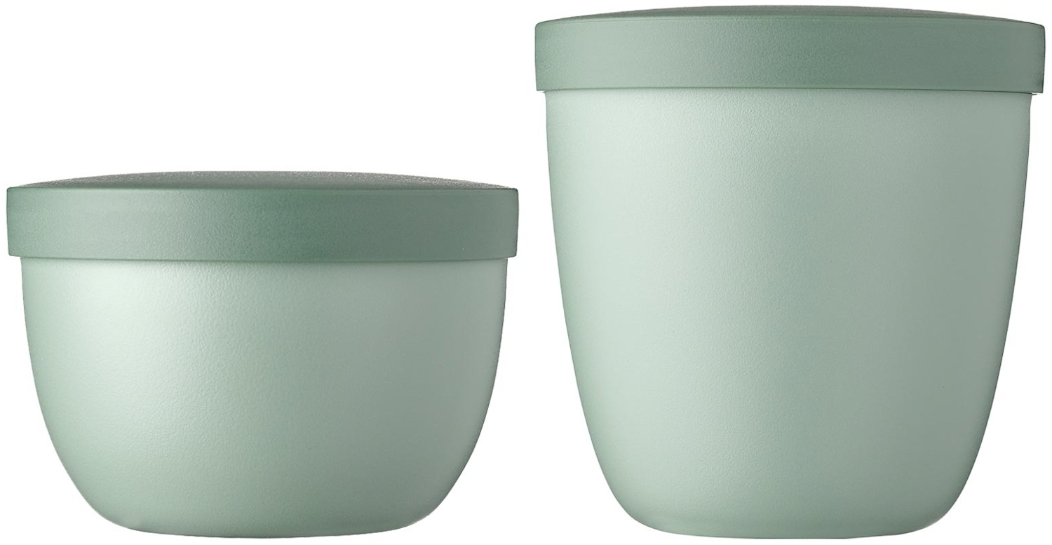 Mepal ELLIPSE Snackpot 350 & 500 ml 2er Set Nordic Sage Bild 1