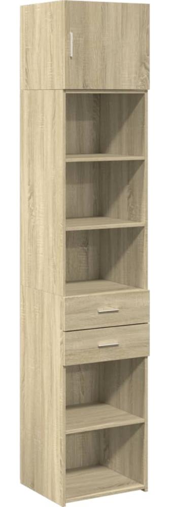 vidaXL Hochschrank Schmal Sonoma-Eiche 45x42,5x225 cm Holzwerkstoff 3281296 Bild 1