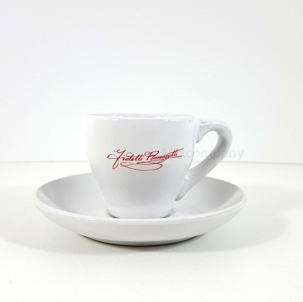Ramazzotti Espresso Glas mit Untertasse Bild 1