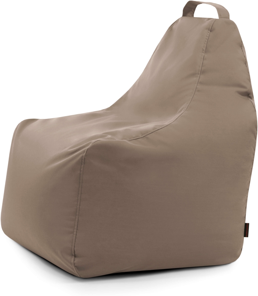Sitzsack ‘Play‘, Bezugstoff - Colorin, 100% Olefin, Taupe, 85x80x80 cm. Bild 1