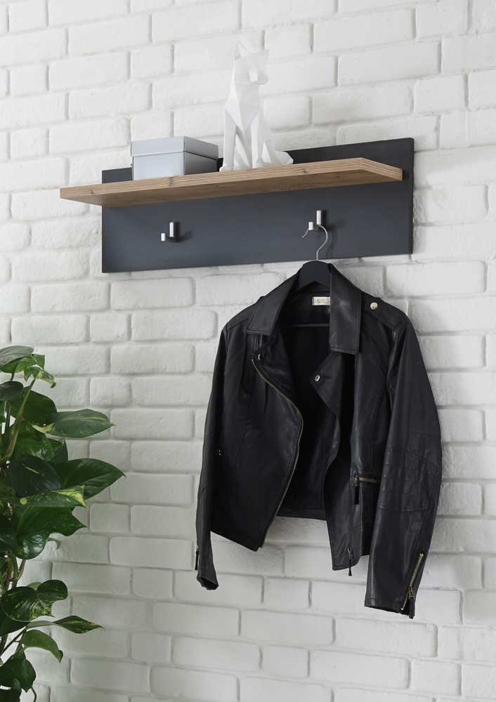 Garderobenpaneel Brügge Wandpaneel Paneel 80cm fresco kastanie Bild 1