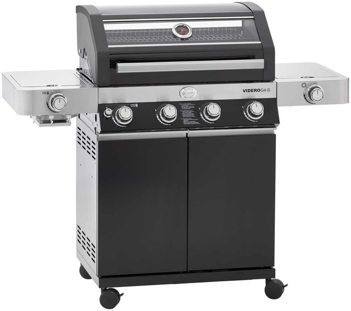 RÖSLE BBQ Gasgrill, Videro G4-S Vario+, schwarz 2024, 117,5 x 57 x 138 cm Bild 1