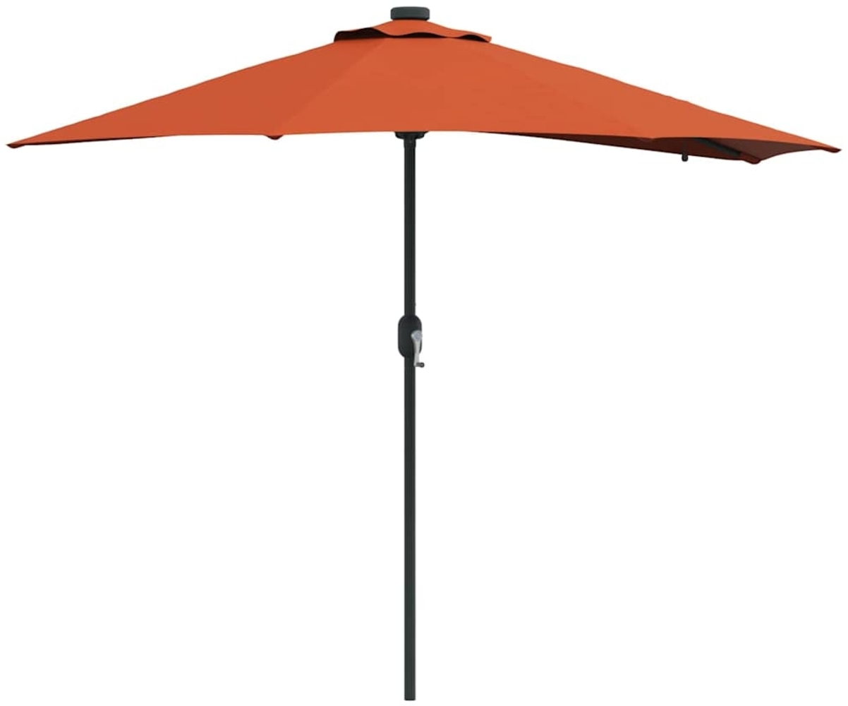 vidaXL Gartenparasol Terrakotta 294 x 150 x 223 cm Stoff 42003264 Bild 1