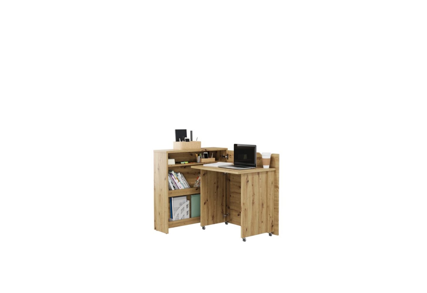 Compleo Schreibtisch Work Concept, Klappbarer Schreibtisch,multifunktionales Sideboard (Home office) Bild 1