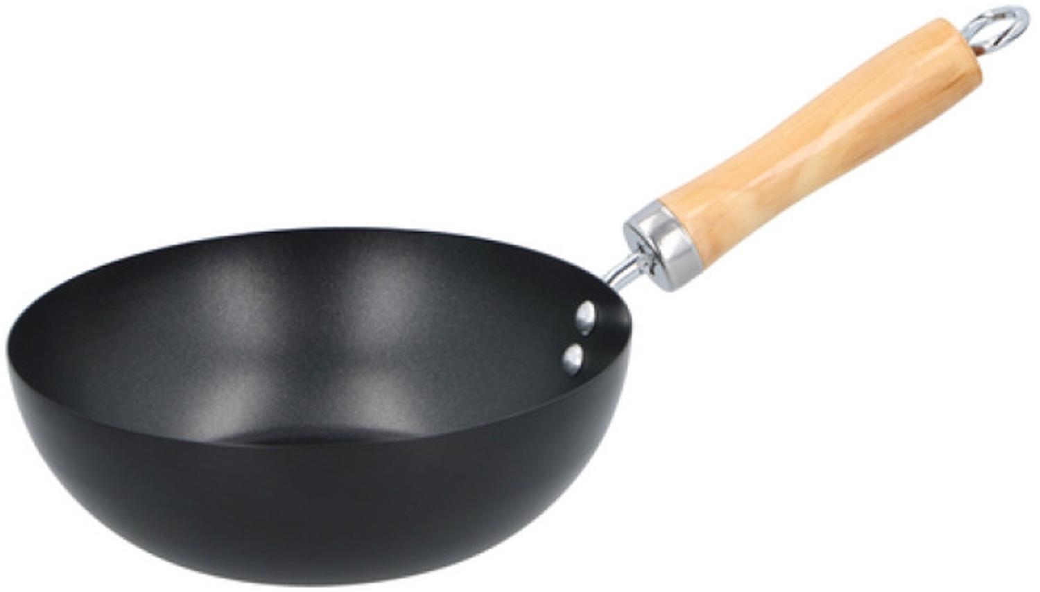 Wok Pfanne 20cm Wokpfanne Antihaft beschichteter Wok alle Herdarten Bild 1