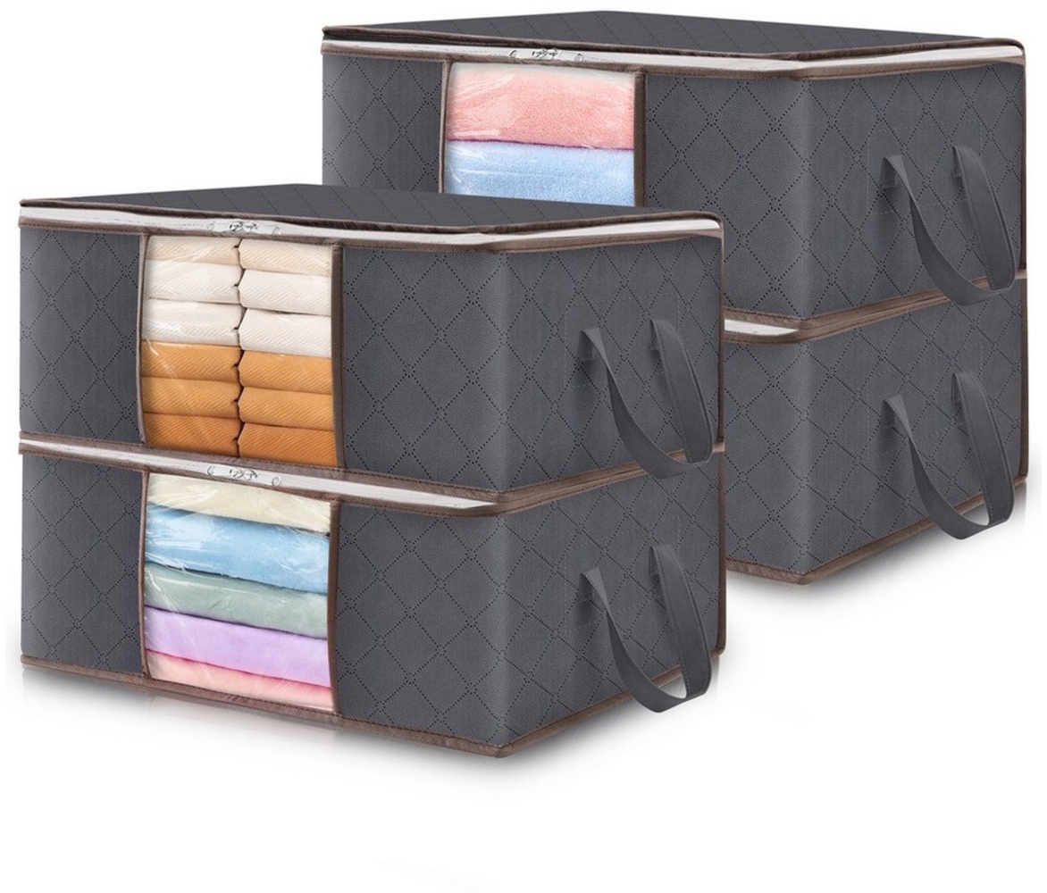 Lifewit Aufbewahrungsdose Aufbewahrungsbox mit Deckel, Kleiderschrank Organizer (4 St) Bild 1