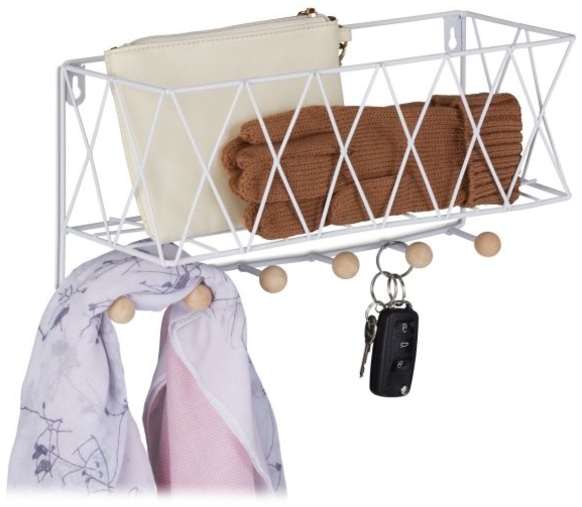 Wandregal mit Hakenleiste Bild 1