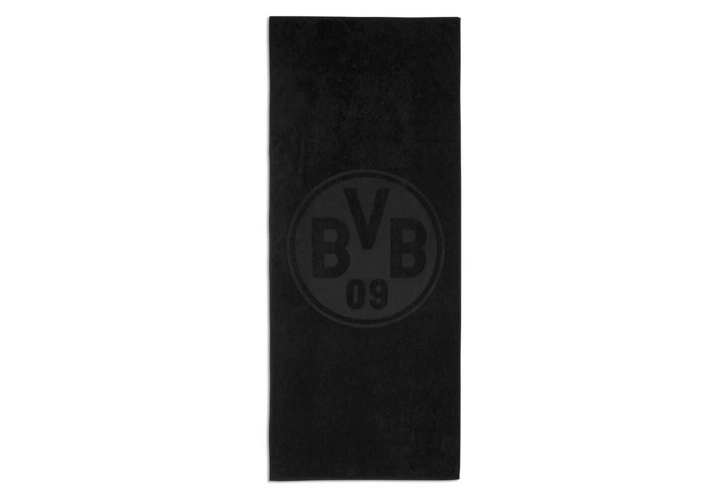 BVB Badetuch BVB Badetuch schwarz 70 x 180 cm, Baumwolle (Packung, 1-St), Schlicht und exklusiv Bild 1