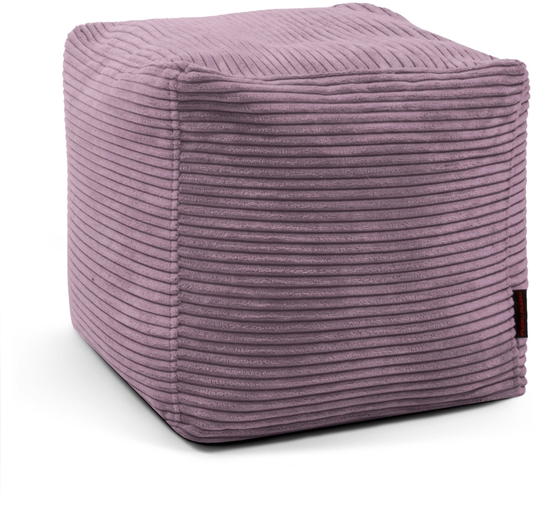 Sitzsack ‘Pouf Up!‘, Bezugstoff - Waves, 100% Polyester, Lilac, 40x45x45 cm cm. Bild 1