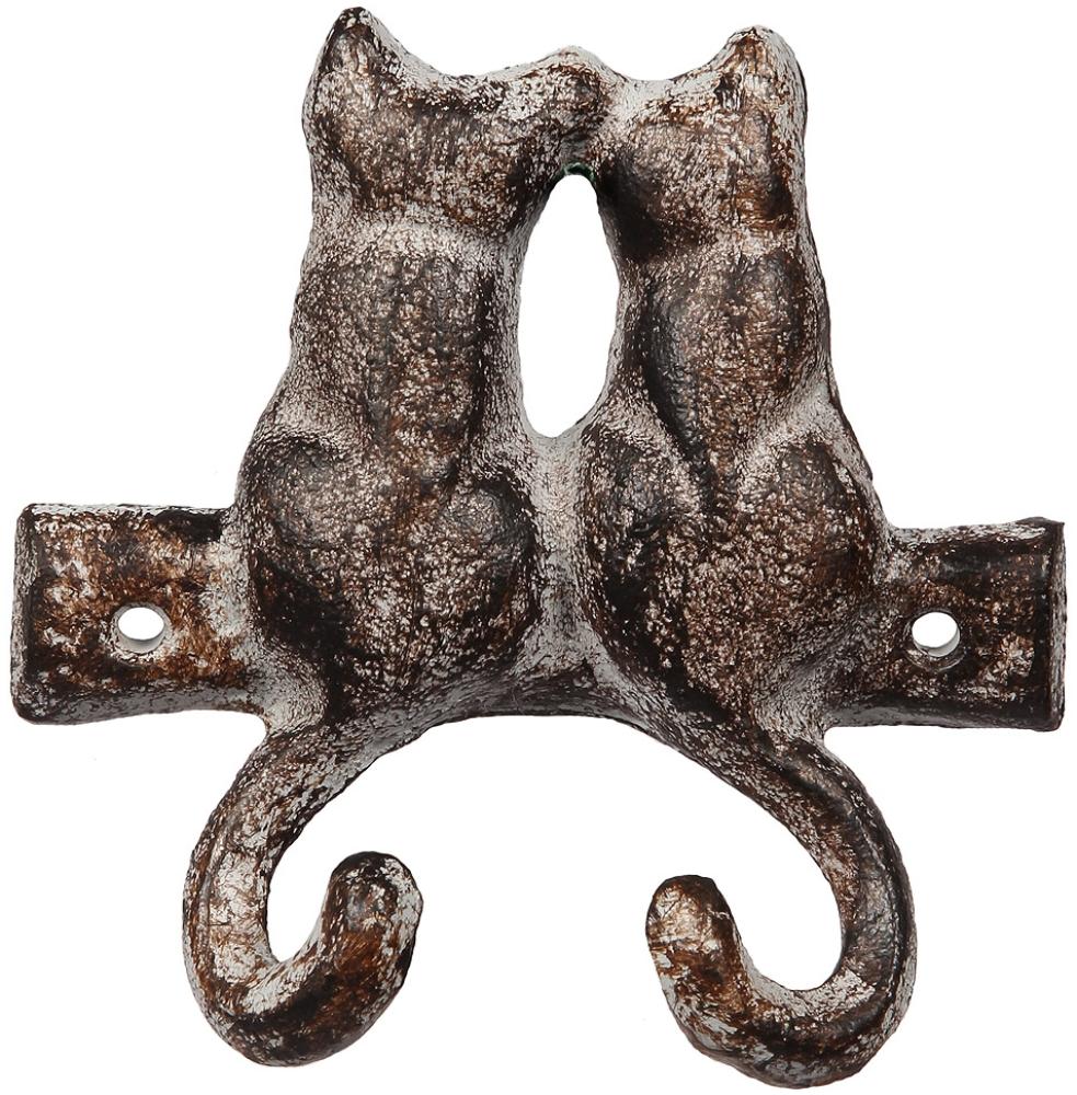 Haken aus Gusseisen - Katzenpaar  (85514) Bild 1
