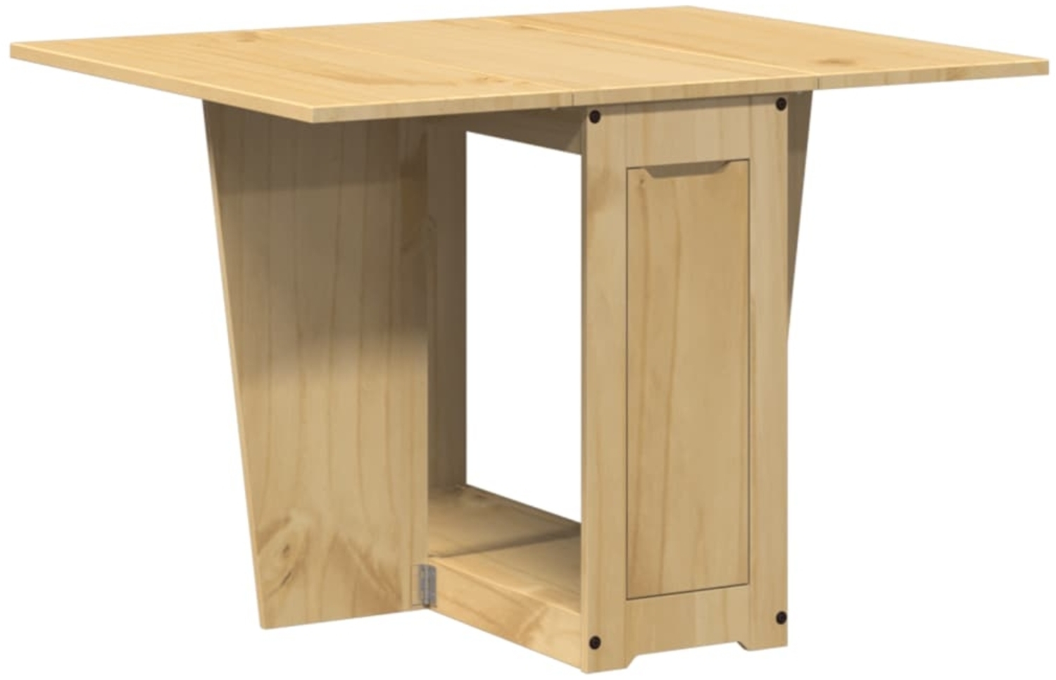 vidaXL Butterfly-Esstisch Klappbar Corona Wachsbraun Massivholz Kiefer 4013433 Bild 1