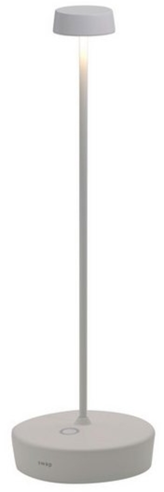 Zafferano, Swap Pro Lampe, Wiederaufladbare und Kabellose Tischlampe mit Touch Control, Geeignet für den Innen- und Außenbereich, Stufendimmer, 2200-3000 K, Höhe 29 cm, Farbe Weiß Bild 1