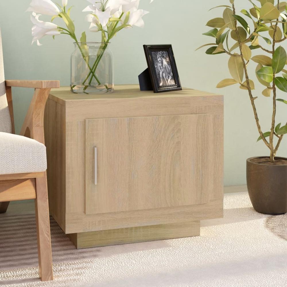 vidaXL Couchtisch Sonoma-Eiche 51x50x45 cm Holzwerkstoff 811802 Bild 1