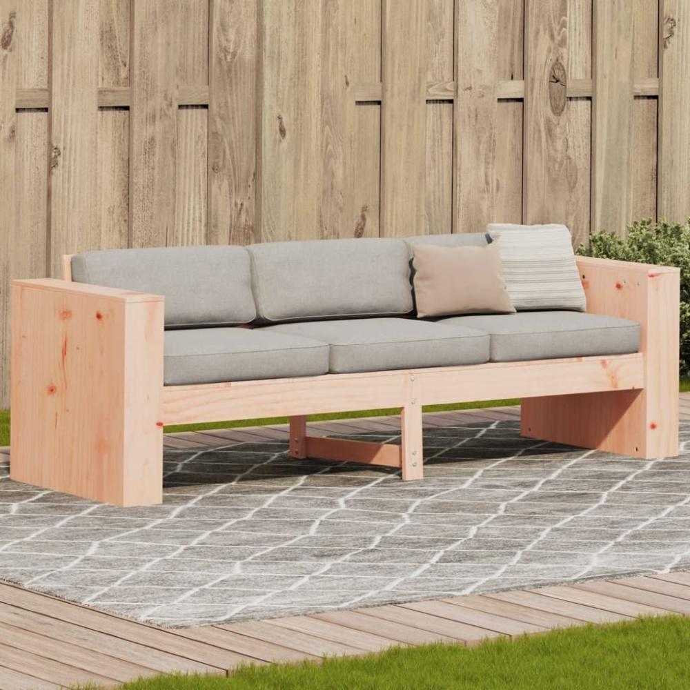 vidaXL Gartensofa 3-Sitzer 189x60x62 cm Massivholz Douglasie 832376 Bild 1