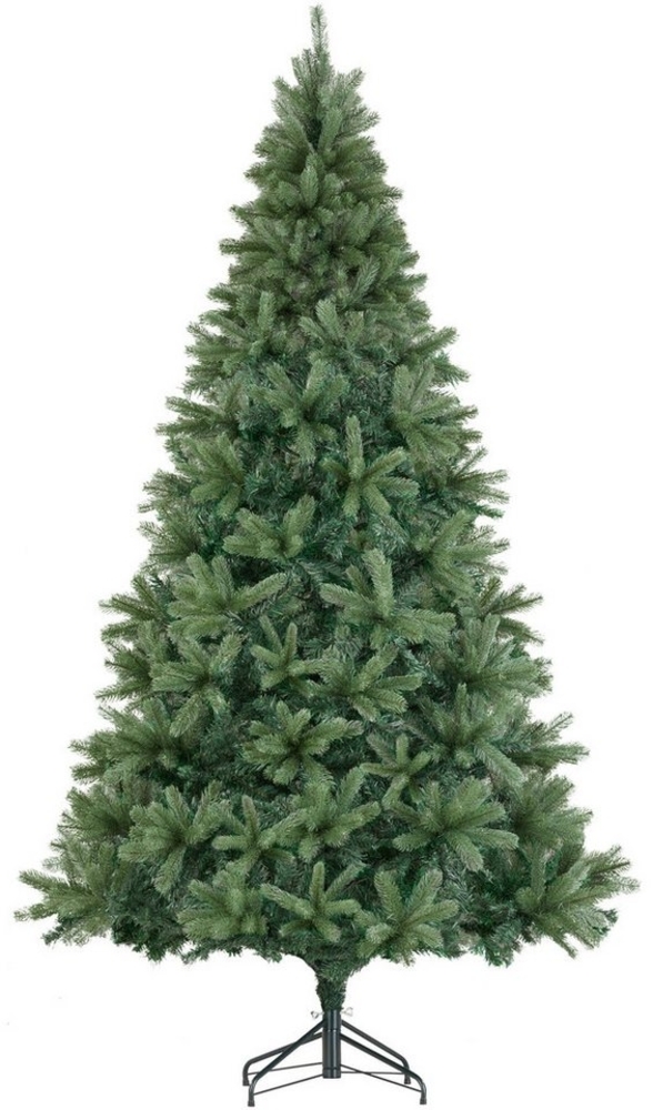 tectake Künstlicher Weihnachtsbaum Weihnachtsbaum, Undekorierter/Unbeleuchteter Baum, verschiedene Größen, künstlich in Grün, mit PVC- und Spritzgussnadeln Bild 1