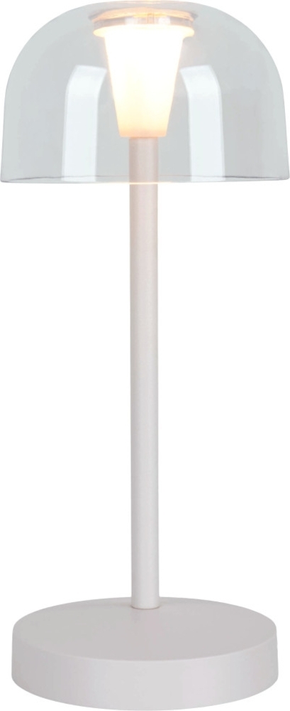 Light & More LED Akku-Tischleuchte Gomba weiß dimmbar Bild 1