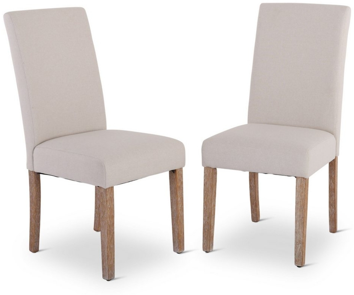 Raburg Esszimmerstuhl Polsterstuhl, Beine Holz, Alexandra (2er-Set), glatter Rücken, Küchenstuhl im Landhausstil, Belastbarkeit 110 kg Bild 1