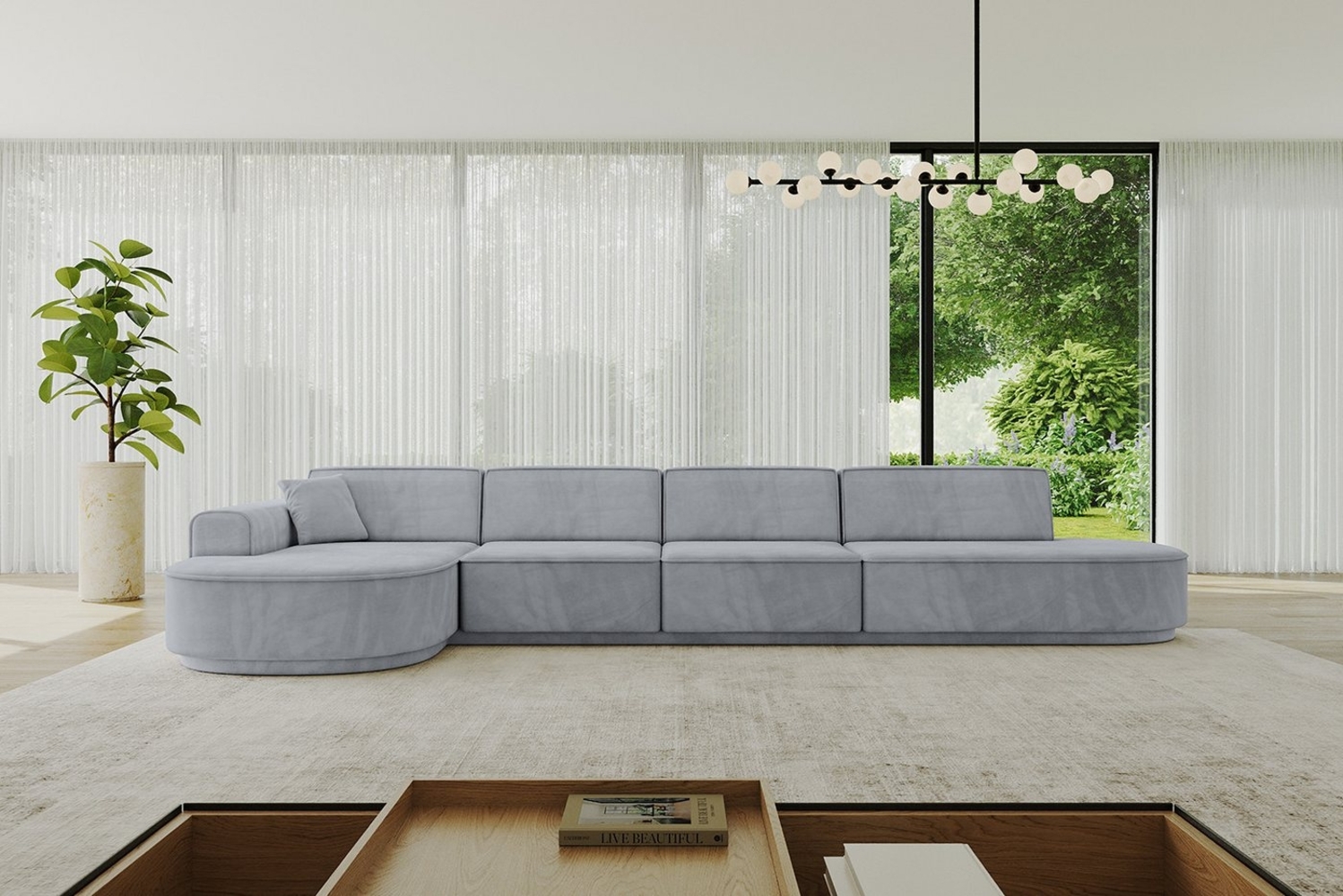 ALTDECOR Ecksofa MARI-L3, Sofa Praktische Bequeme Funktionsecke Couch L-Form Eckcouch, Corner Sofa L-Form Vielseitige Sofa Wohnlandschaft Wohnzimmer Bild 1