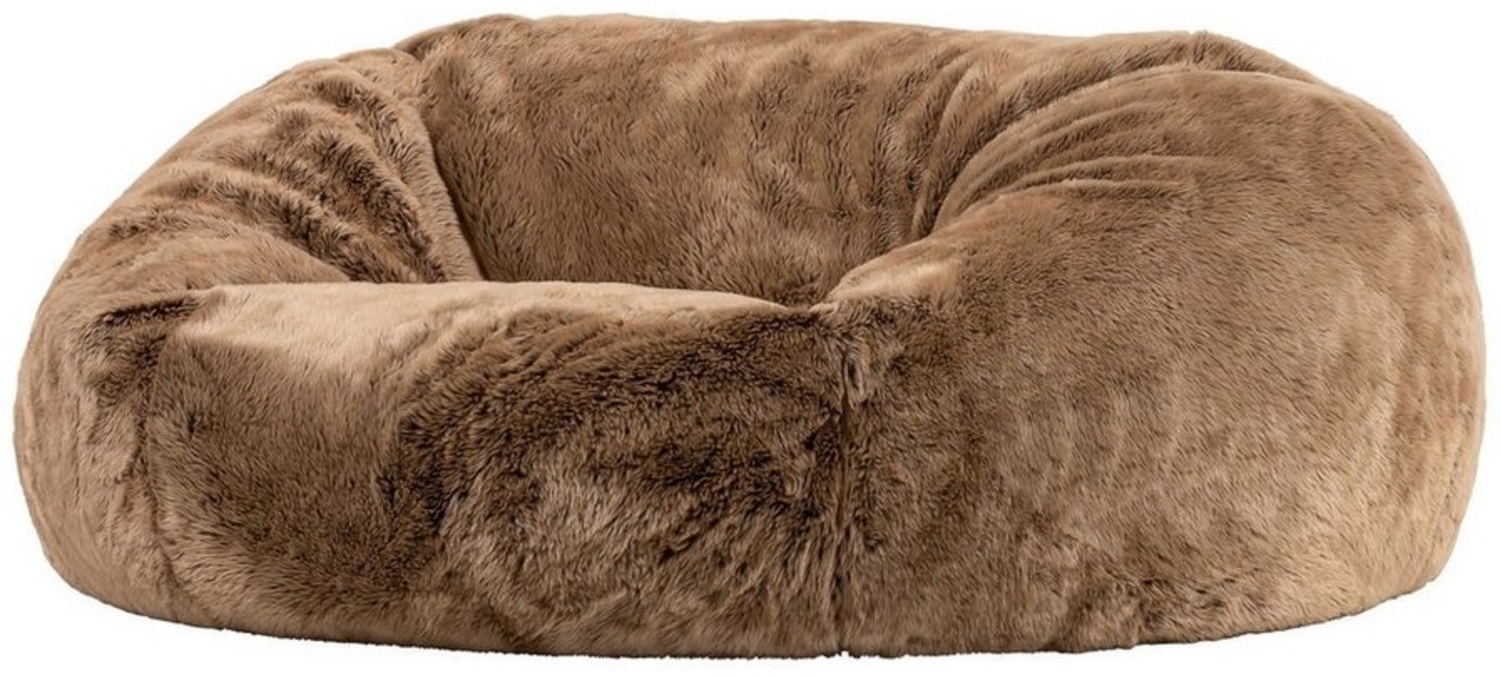 icon Sitzsack Riesen Sitzsack Sofa XXL Flauschig aus Kunstfell, 160x40x140cm, Made in Germany Bild 1