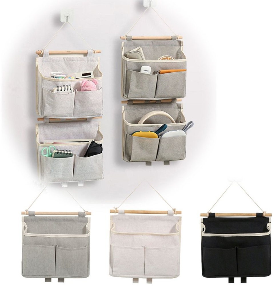 PRIISF Hängekorb Hängeaufbewahrung Hänge Organizer Aufbewahrungsbox Aufbewahrungstasche (Wandregalhalter Hängeorganizer, 6*25*23cm, Faltbares Wandorganizer, Storage Halter Wandtasche), Hängeorganizer, Tür Organizer, Hängeaufbewahrung, Türaufhängetasche Bild 1