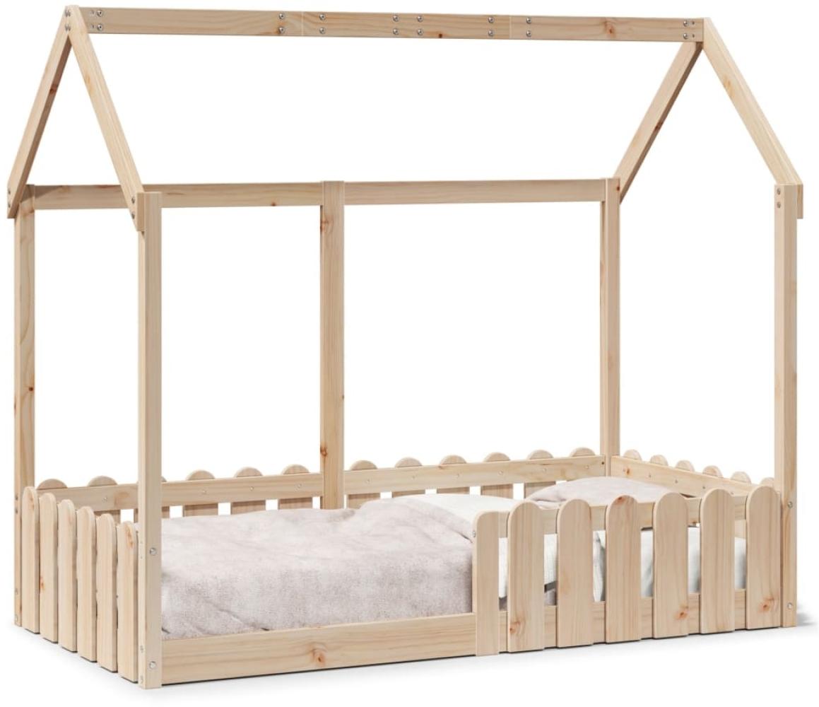 vidaXL Kinderbett Hausbett 80x160 cm Massivholz Kiefer 850695 Bild 1