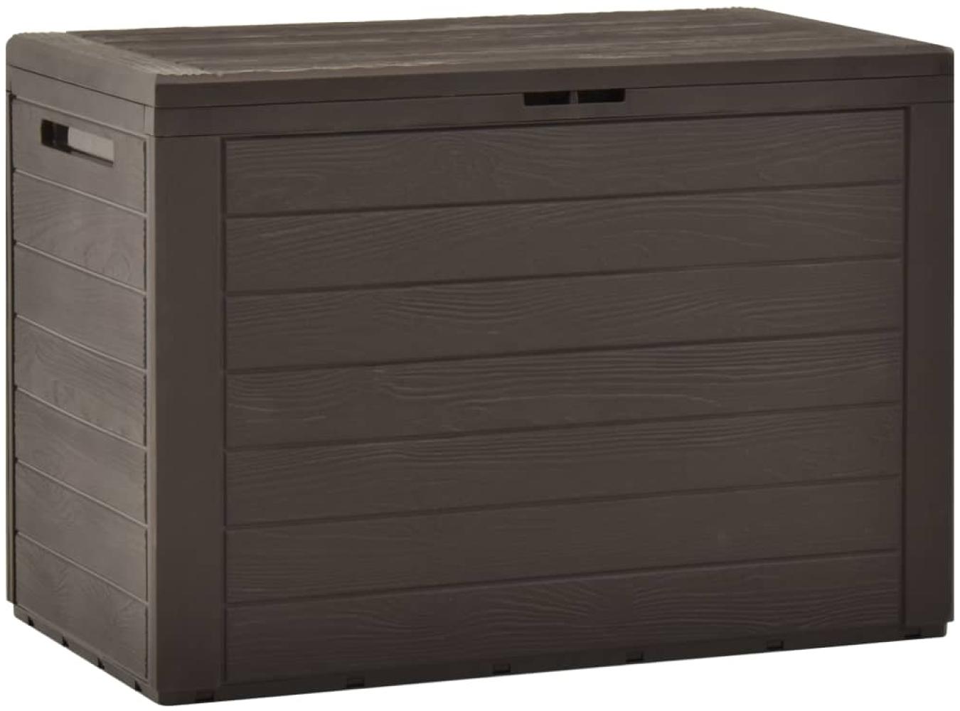 vidaXL Gartentruhe Braun 78x44x55 cm 49442 Bild 1