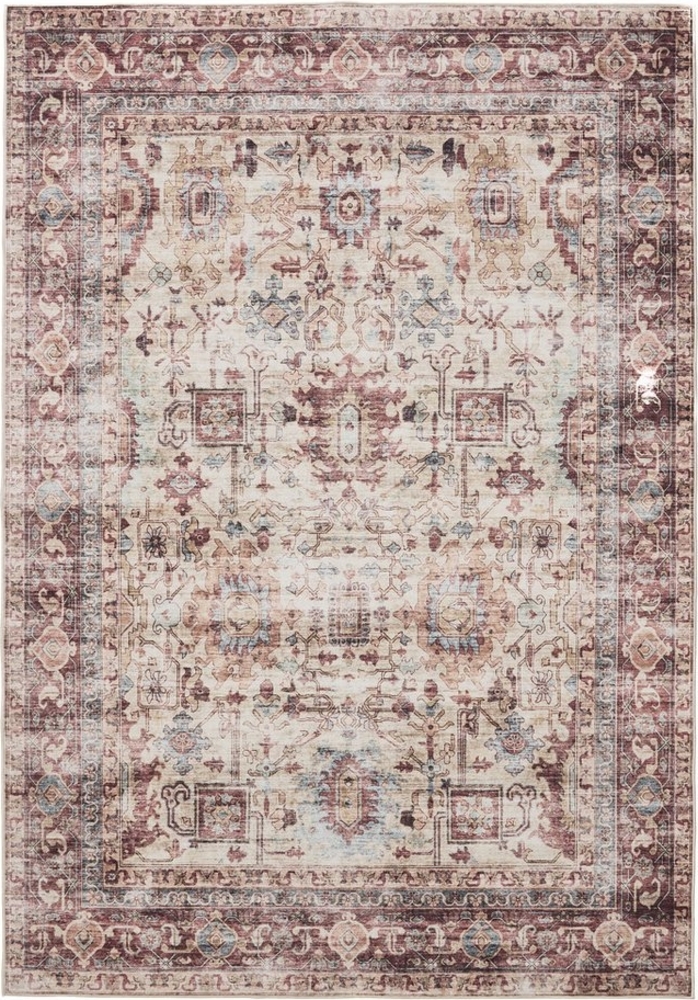 benuta Teppich George, rechteckig, Höhe: 5 mm, Vintage-Look, Kurzflor, Teppich Wohnzimmer, Schlafzimmer, Waschbar Bild 1