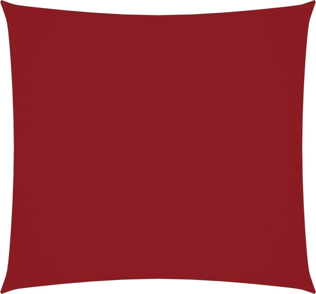vidaXL Sonnensegel Oxford-Gewebe Quadratisch 7x7 m Rot 135638 Bild 1