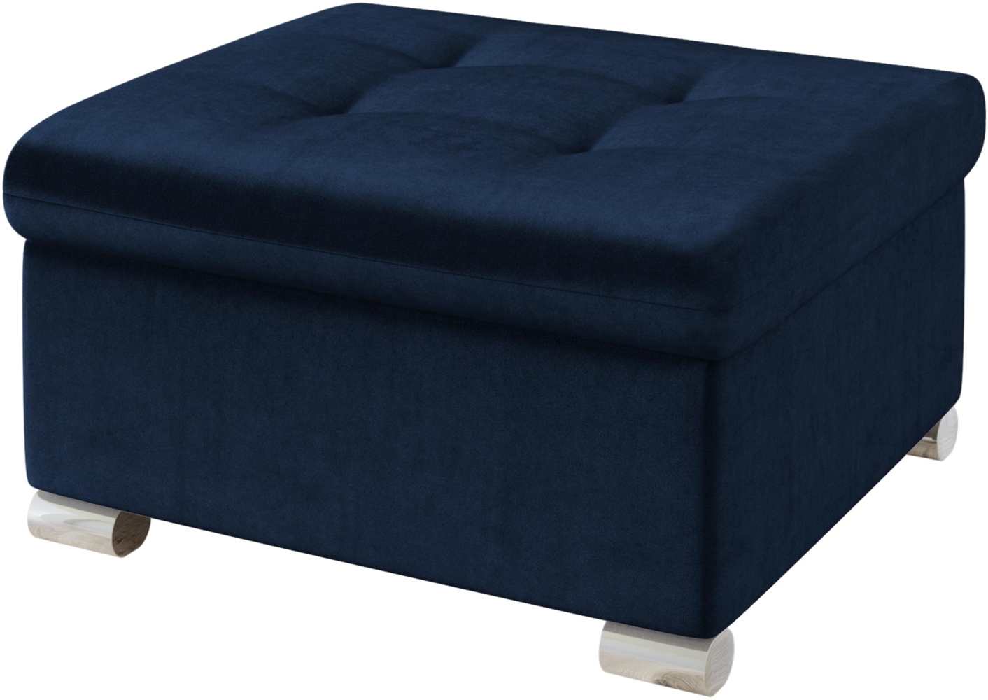 Polsterhocker Niko Klein, Farbe: Magic Velvet 2216 Bild 1