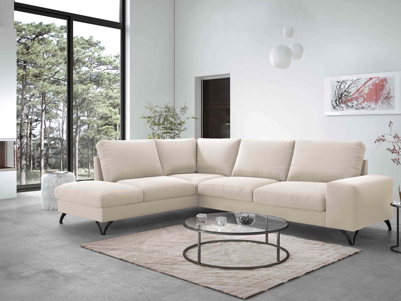 Ecksofa Oddo Bis (Farbe: Verita 03, Seite: Links - L3F+L2F+R4) Bild 1