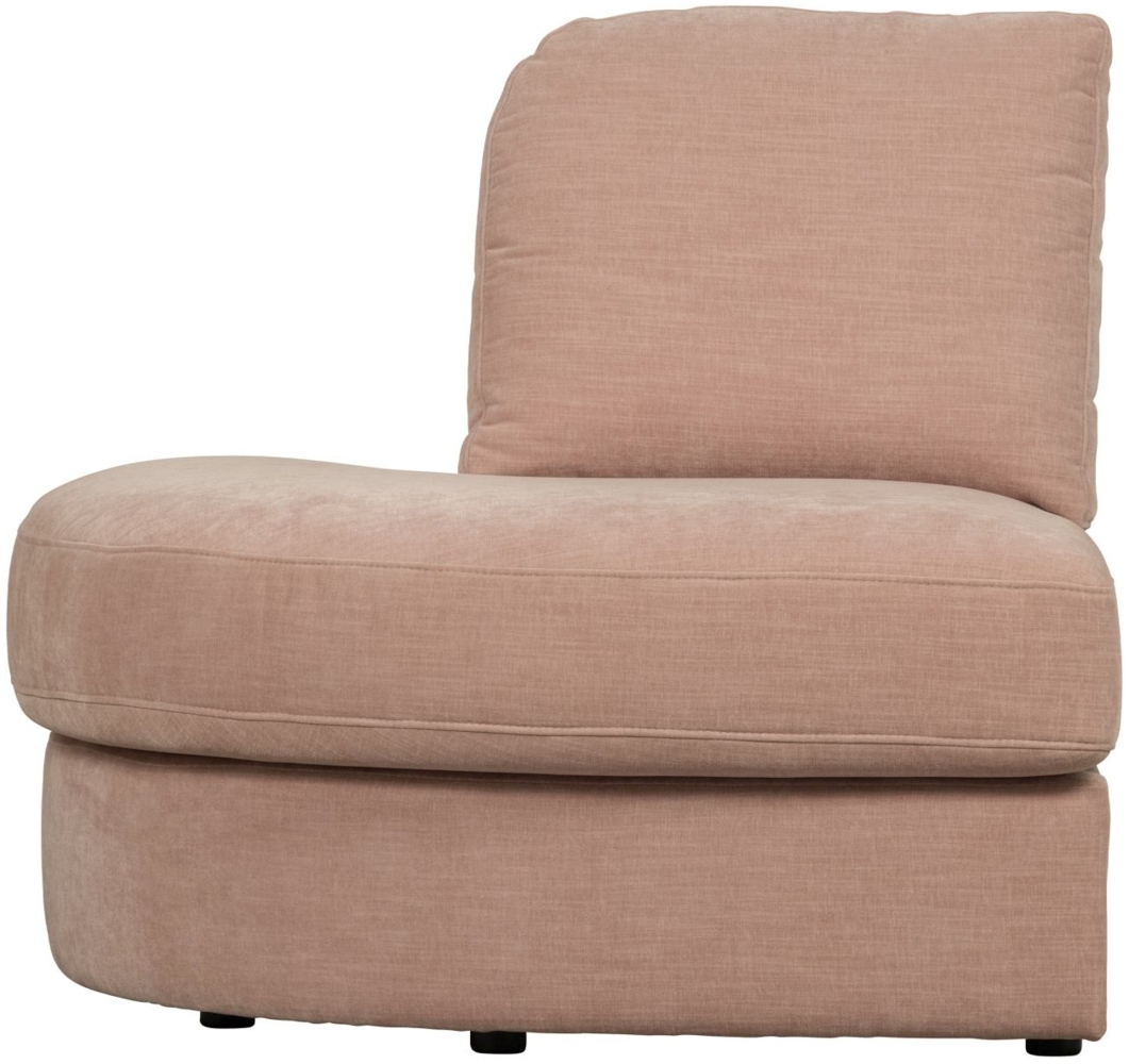 Modulsofa Family 1-Seat Eck-Element Rund Links, Rosa Bild 1