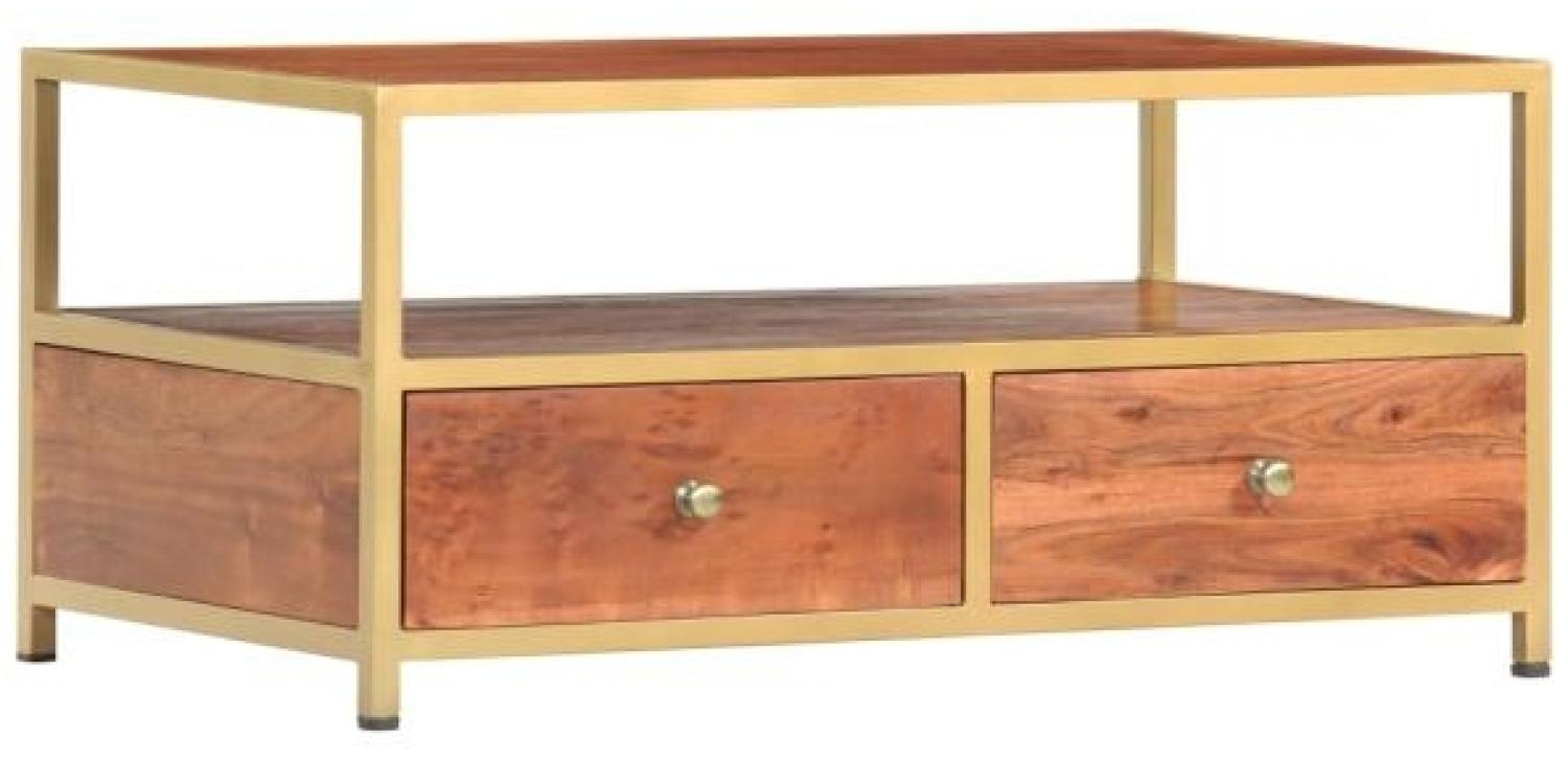 vidaXL Couchtisch 90 x 50 x 40 cm Massivholz Akazie 286187 Bild 1