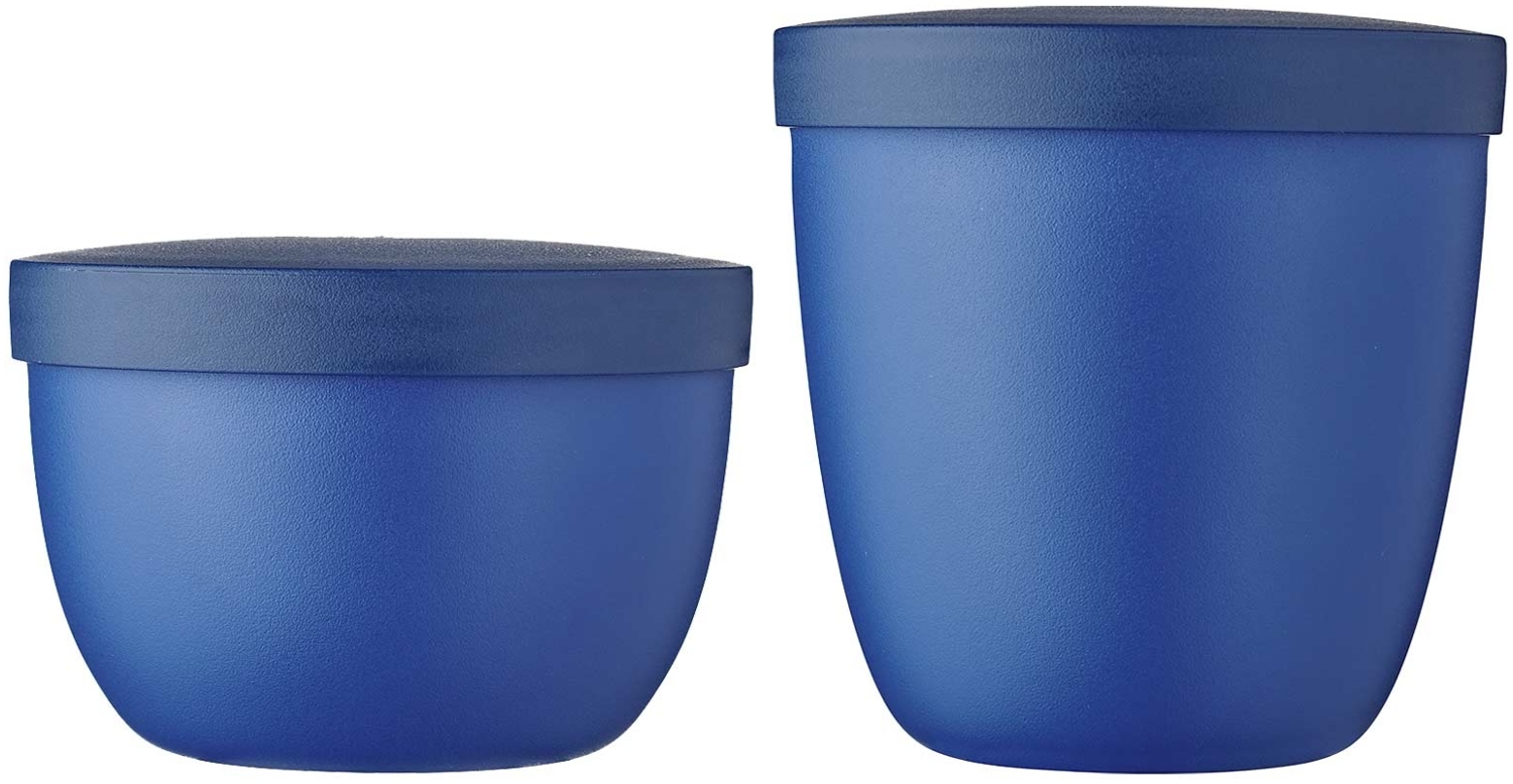Mepal ELLIPSE Snackpot 350 & 500 ml 2er Set Vivid Blue Bild 1