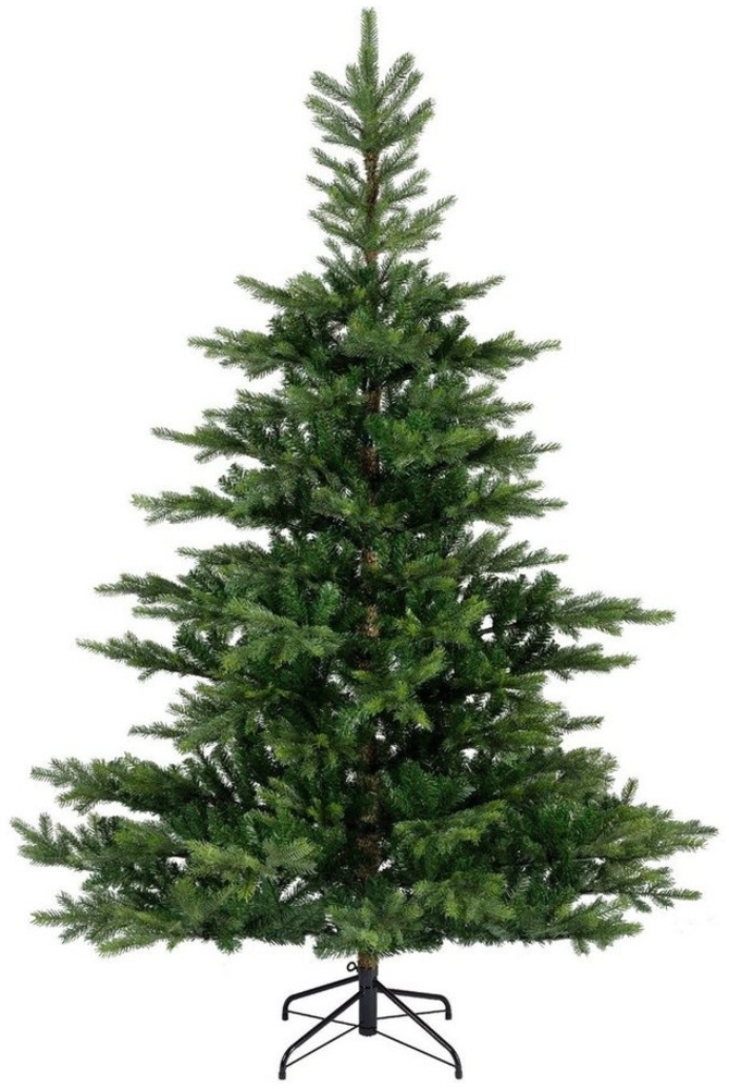 Kaemingk Künstlicher Weihnachtsbaum Everlands Künstlicher Weihnachtsbaum Grandis Fir grün 210 cm, Tanne, unecht, In- & Outdoor, Tanne, mit Ständer Bild 1