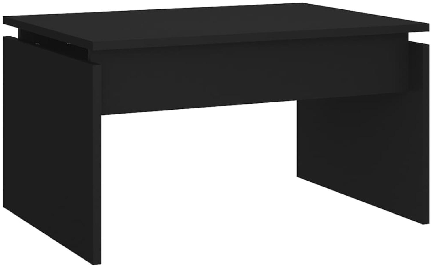 vidaXL Couchtisch Schwarz 68x50x38 cm Holzwerkstoff 808333 Bild 1
