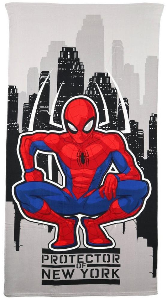 MARVEL Strandtuch Marvel Spiderman Mikrofaser Badetuch Duschtuch XL 70x140 cm Bild 1