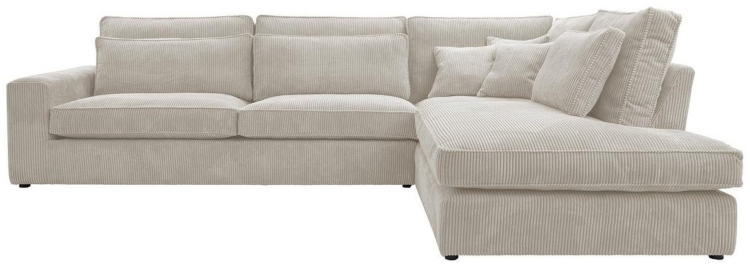 Beautysofa Ecksofa PARMA Die Lieferung beinhaltet die Lieferung in die Wohnung, im modernes Design, klassische Polsterecke inklusive Wellenfedern Bild 1