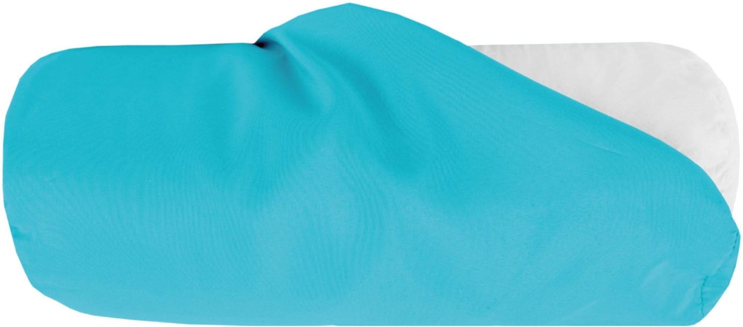 Bestlivings Bezug für Nackenrolle 15x40cm ( BxL ) Bezug in Türkis, in vielen Farben Bild 1