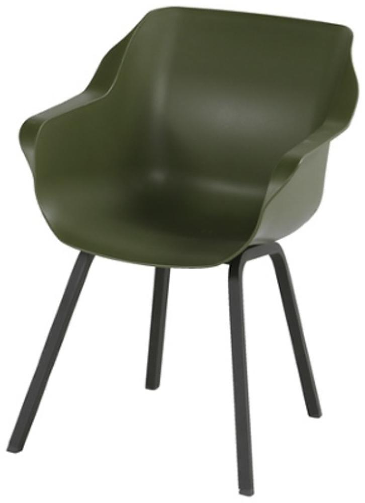 Sophie Element Dining Sessel (carbon black / moss green) Bild 1