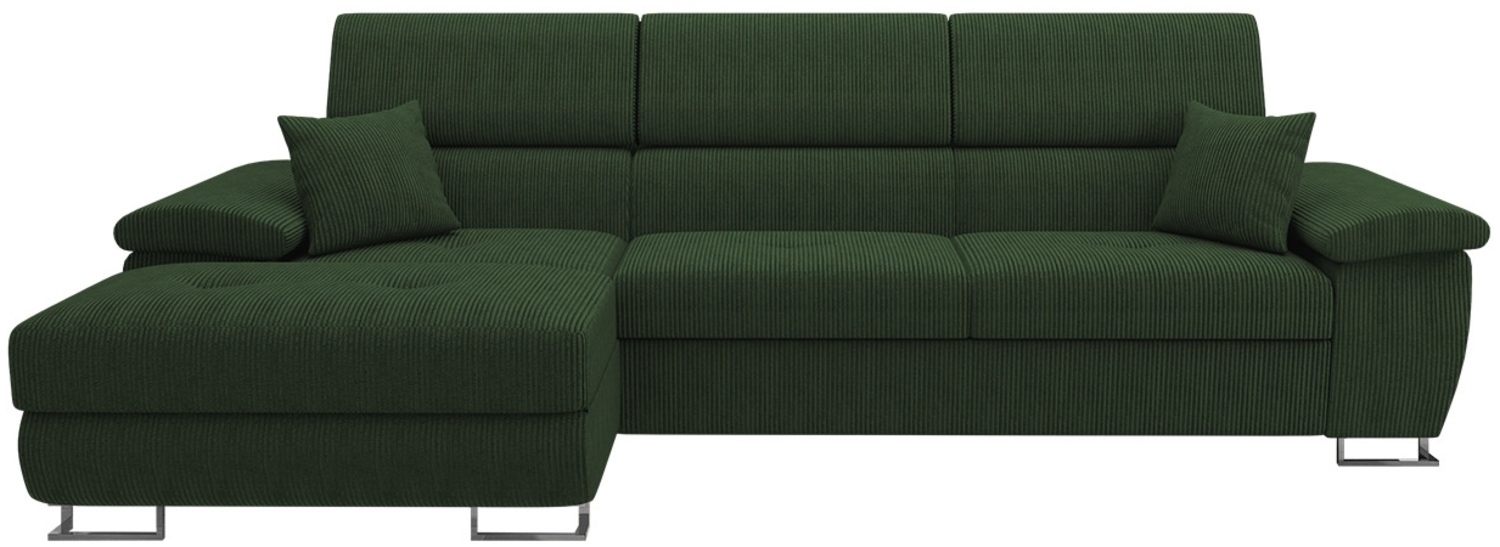 Ecksofa Cotere Mini Cord (Farbe: Poso 14, Seite: Links) Bild 1