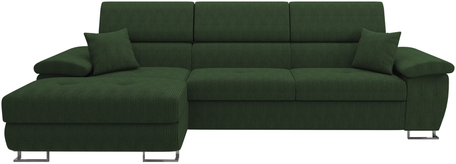 Ecksofa Cotere Mini Cord (Farbe: Poso 14, Seite: Links) Bild 1