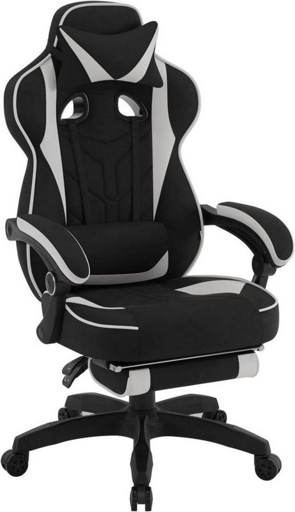 Woltu Gaming-Stuhl (1 St), Bürostuhl ergonomisch, Leathaire-Stoff Bild 1