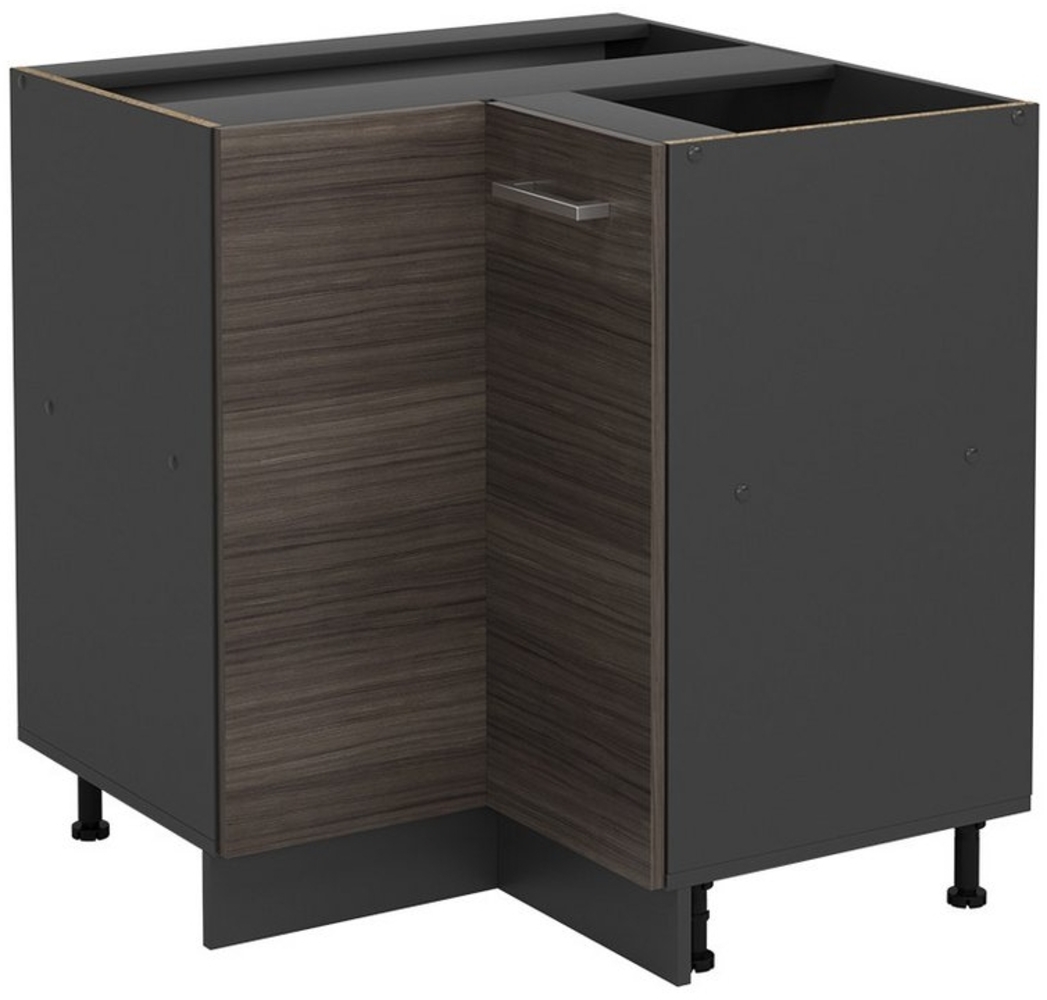 Eckunterschrank R-Line Edelgrau 75.6 cm ohne Arbeitsplatte Vicco Bild 1