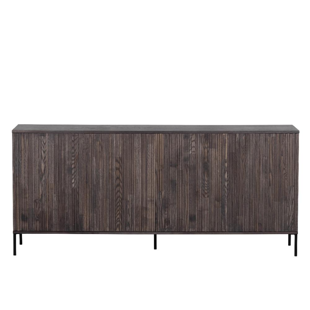 Sideboard Gravure aus Eschenholz, Espresso Bild 1