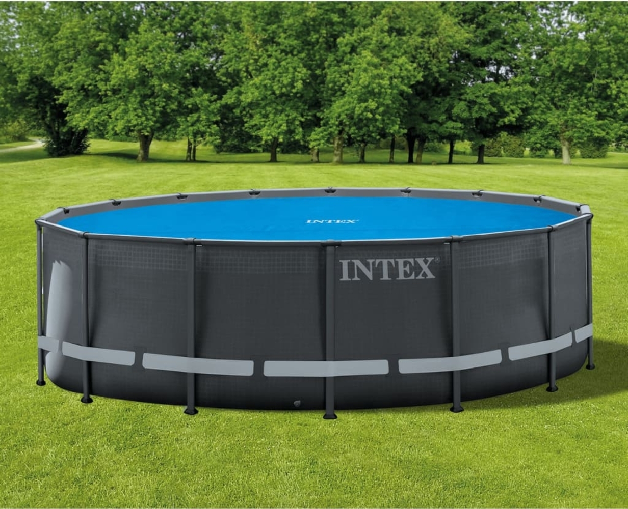 Intex Solar Poolabdeckung Blau 470 cm Polyethylen 3202955 Bild 1