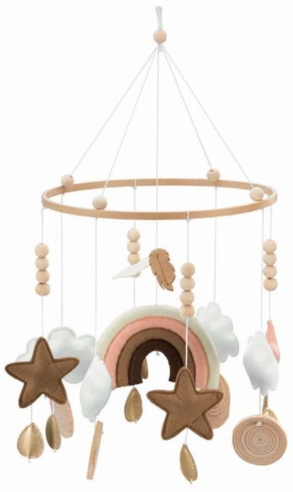 CAM Baby Mobile Giostrina Nunù | Mit niedlichen Plüschtieren | Universelles Befestigungssystem Bild 1