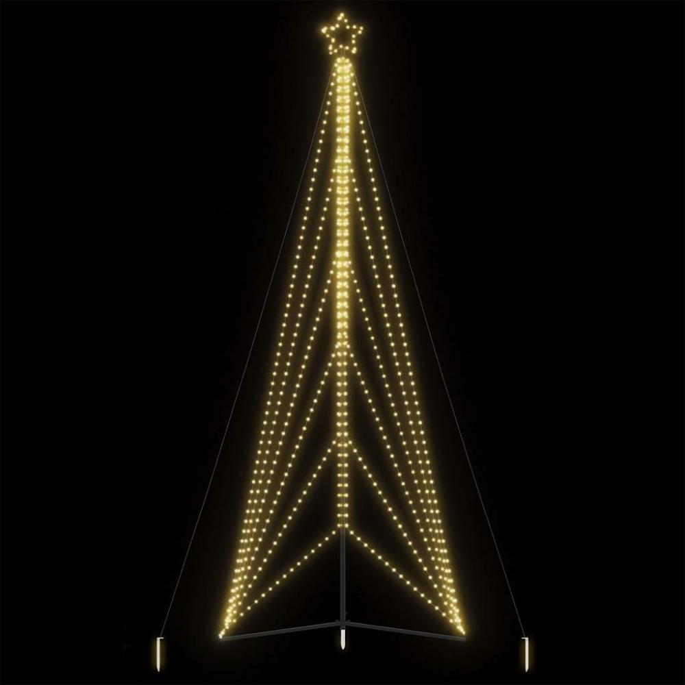 vidaXL Weihnachtsbaum-Beleuchtung 861 LEDs Warmweiß 478 cm 4016424 Bild 1